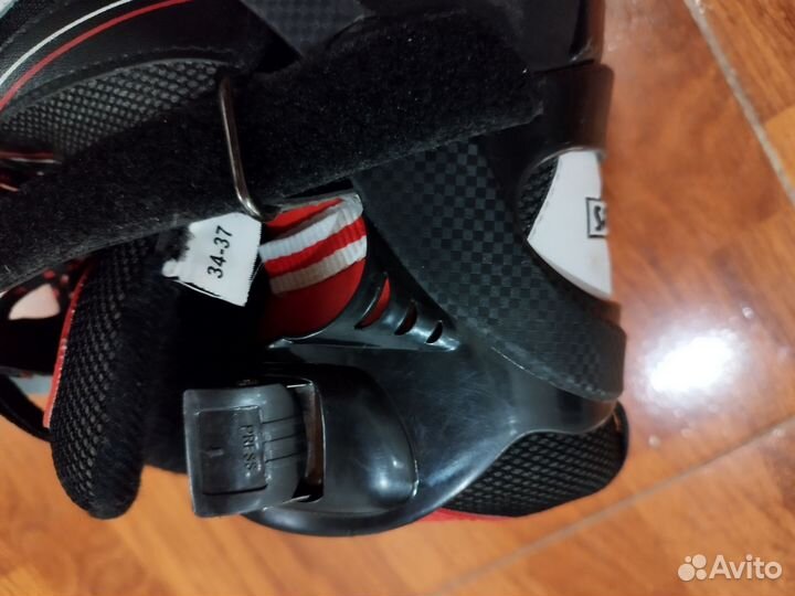 Коньки и ролики 2 в 1 novus 34-37 р