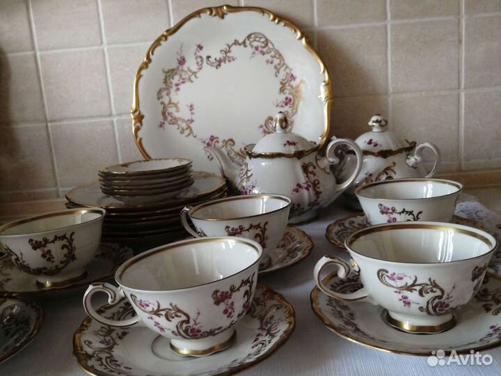 Сервиз чайный ГДР Райхенбах