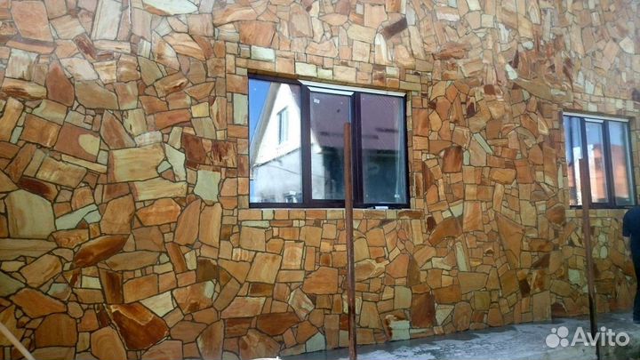 Облицовка природным(диким)камнем. Клинкер