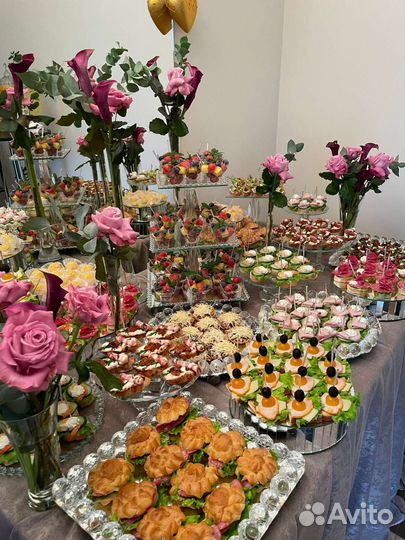 Фуршет, гастробоксы и свадебные корзины