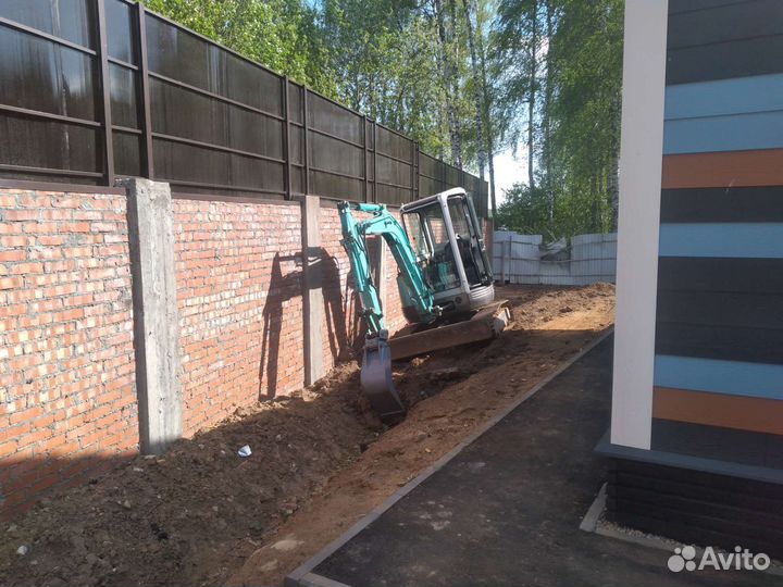 Услуги мини экскаватора