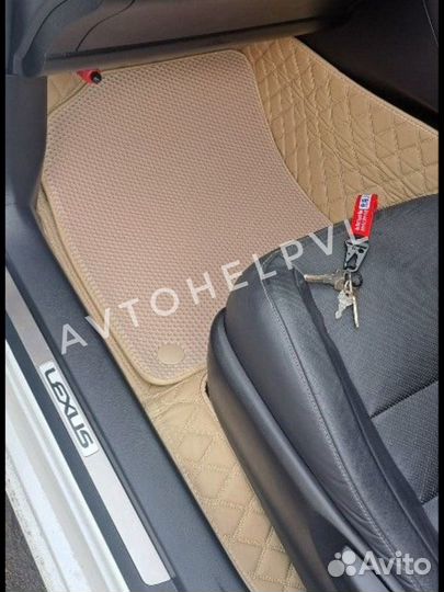 Коврики lexus CT200h экокожа + EVA