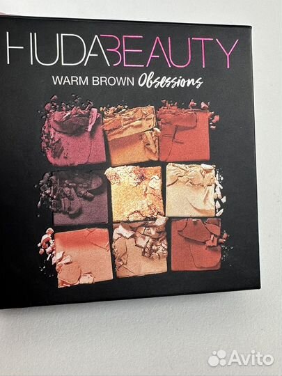 Huda beauty warm brown obsessions тени