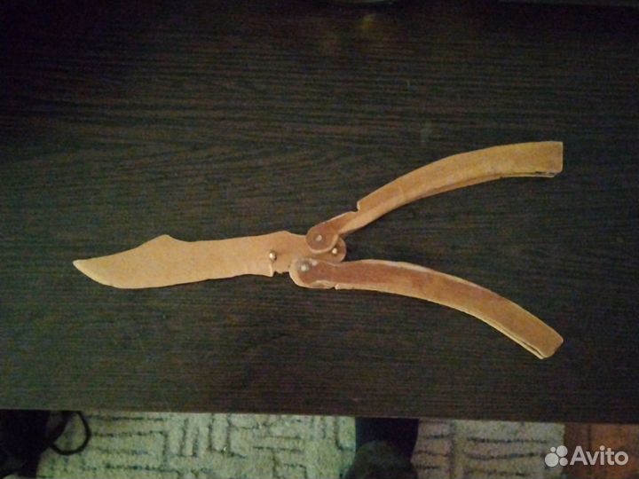 Тренировочный нож бабочка