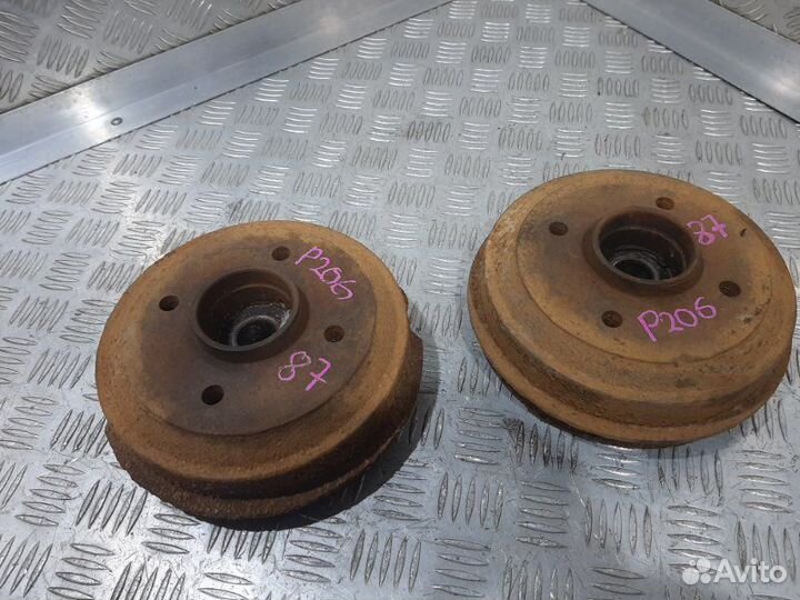 Барабан тормозной Peugeot 206 2B KFV TU3A 2008