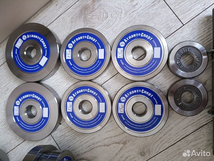 Гантели 27кг стальные новые