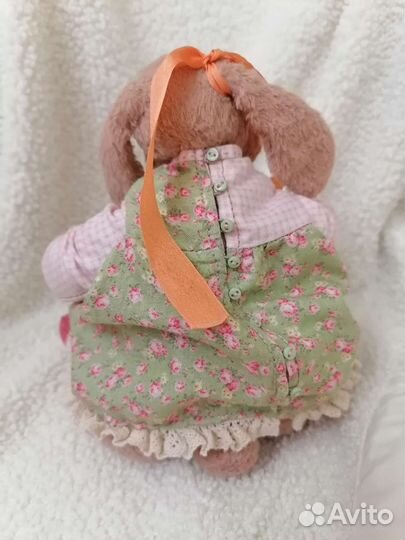 Крольчиха, мишки тедди, интерьерные игрушки