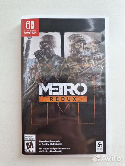 Игра Metro Redux для Nintendo, на русском