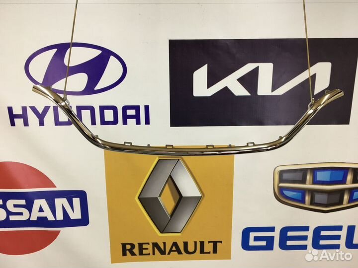 Молдинг хром решетки радиатора Накладка Renault lo