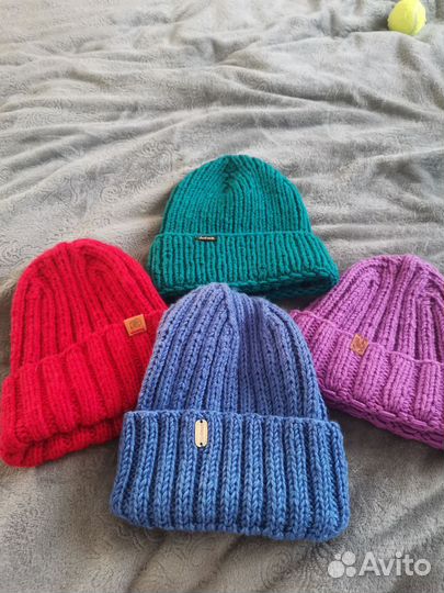 Шапка женская вязаная ручная работа