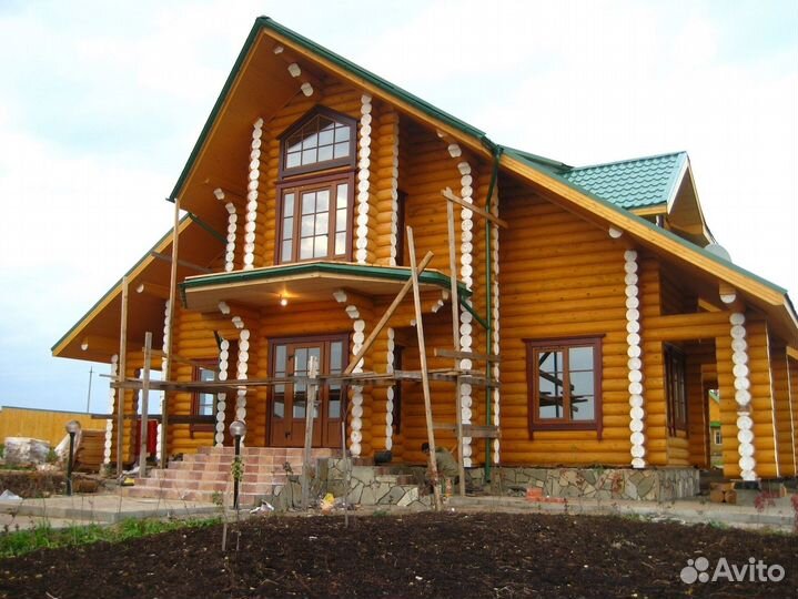 Дома / бани из бревна