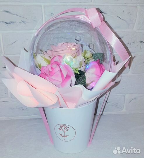 Букет в шаре