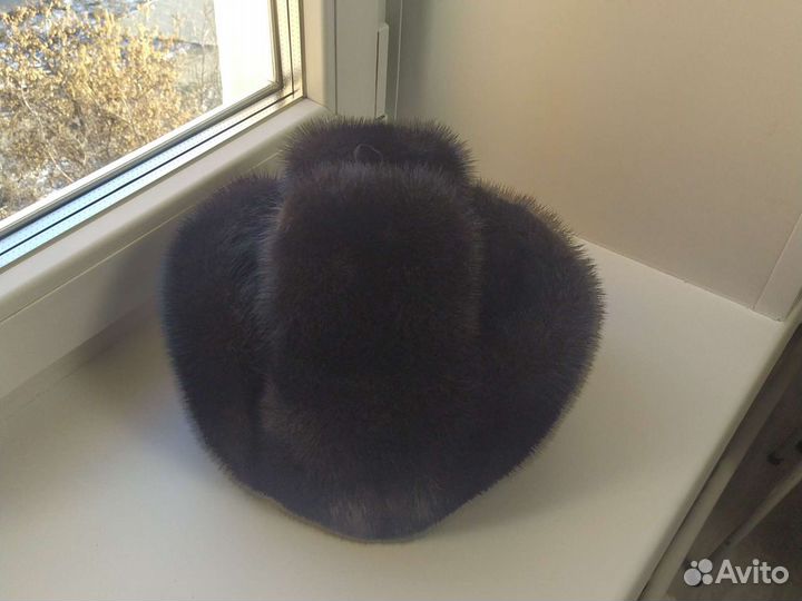 Норковая шапка мужская