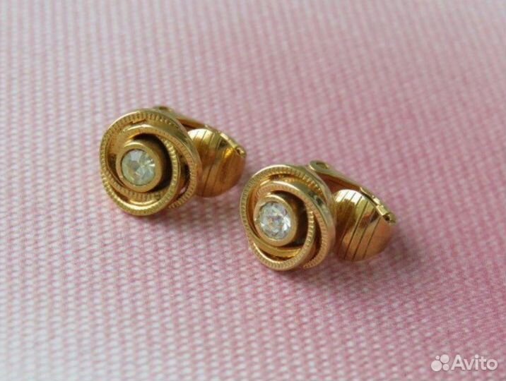 Trifari Клипсы Американский винтаж Маркировка