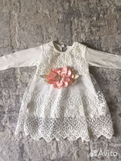 Платье на девочку 68