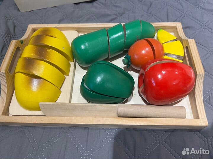 Вкусный завтрак, деревянная