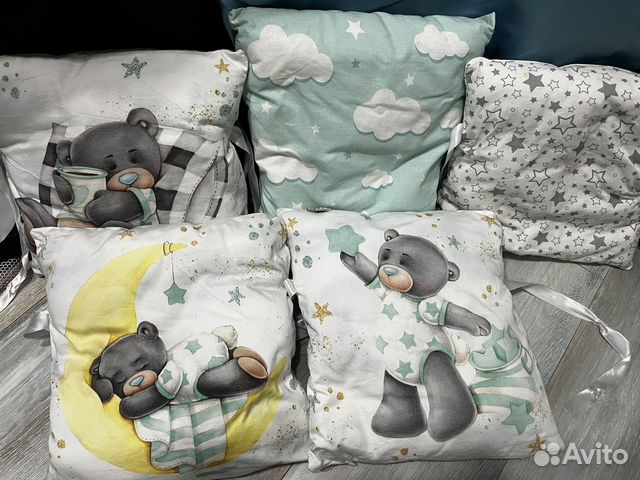 Бортики в детскую кроватку б/у