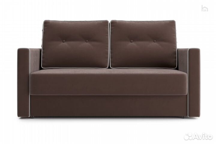 Диван прямой двухместный Нуар