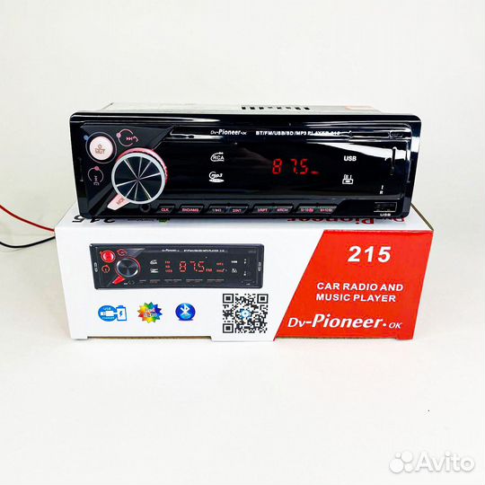 Магнитола Pioneer с Bluetooth (Новая)