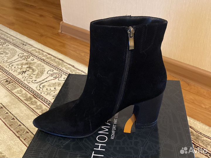 Велюровые сапоги