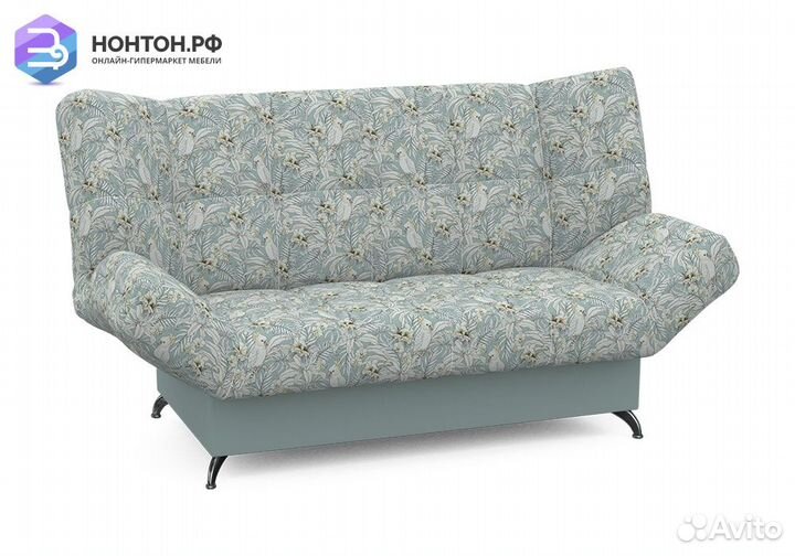 Диван клик-кляк Палермо с принтом тропики