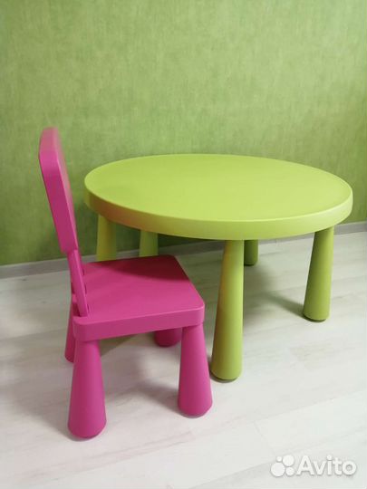 Стол и стул IKEA Mammut