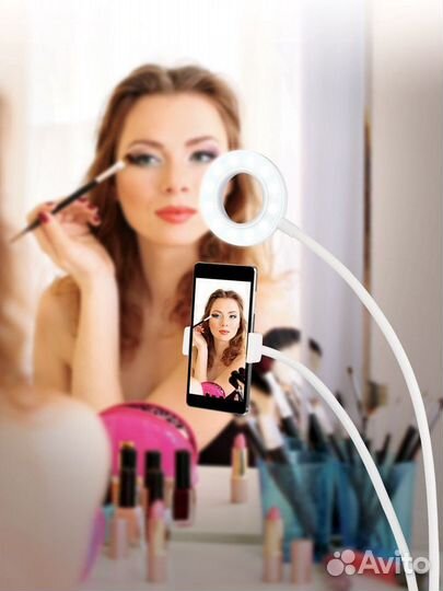 Светильник светодиодный c кольцевой лампой