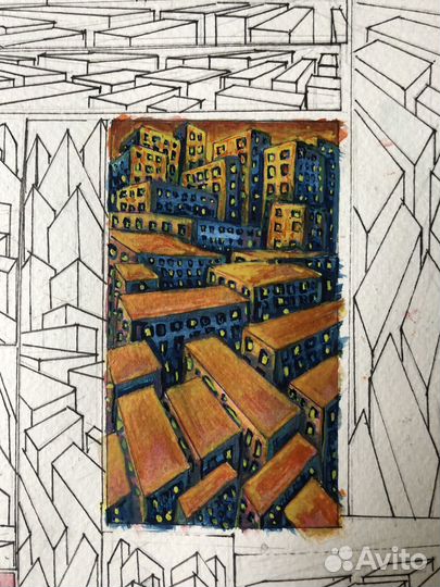 Картина акрилом на заказ