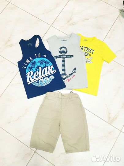 Вещи пакетом на мальчика 116 122