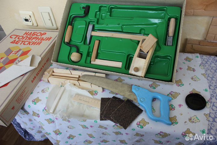 Набор столярный детский умелец в родной коробке СС