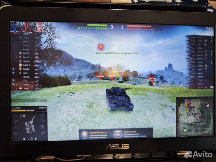 Ноутбук Asus X554L (GeForce 920M, i3 5005U, 12гб)