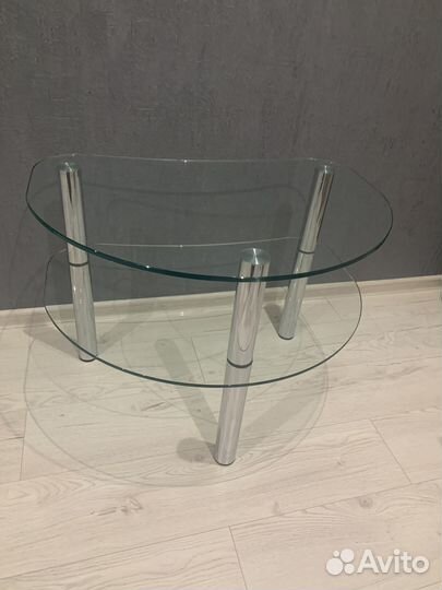 Журнальный столик стекло бу