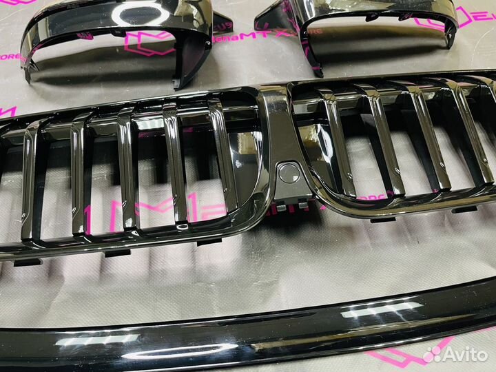 Спойлер ноздри накладки зеркал BMW G20