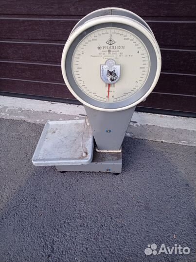 Старинные весы безмен