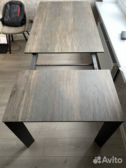 Стол nevada 140 dark OAK CER BK