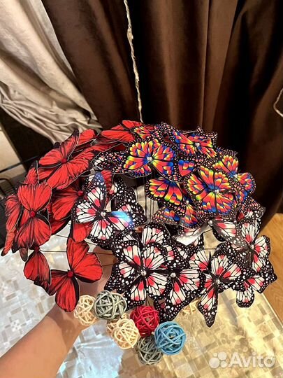 Букеты из бабочек