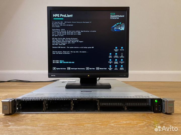 Сервер HP DL360 Gen9 8SFF 2x E5-2650v3 512GB
