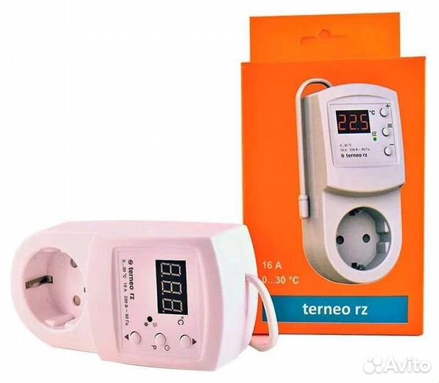 Терморегулятор Terneo rz, белый, термопласт