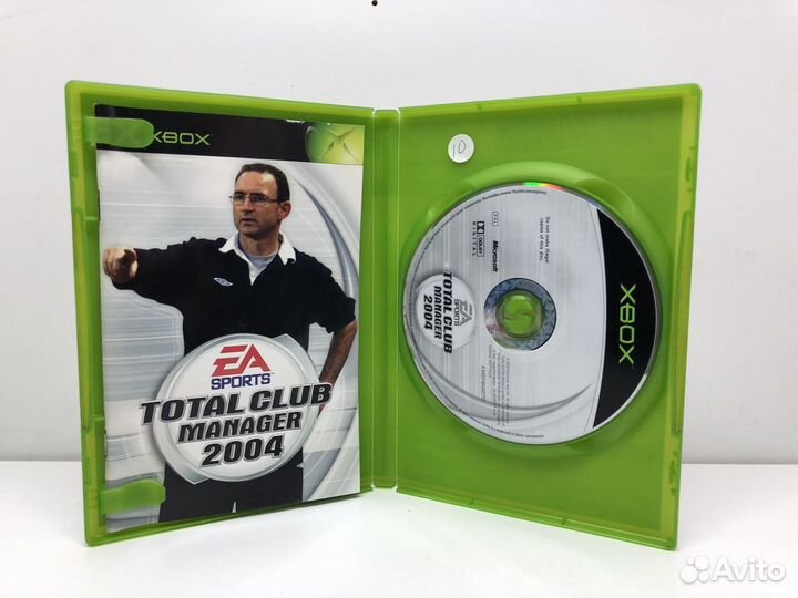 Диск Total club manager 2004 на Xbox Original