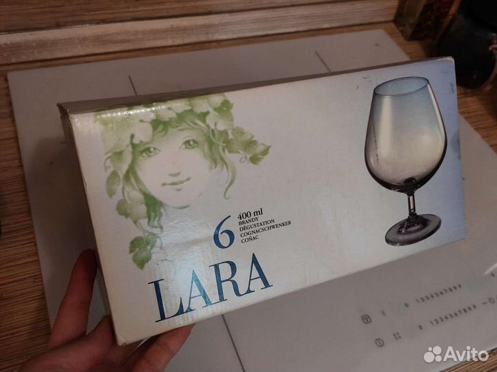 Набор бокалов коньячных bohemia