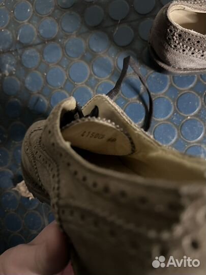 Туфли замшевые мужские