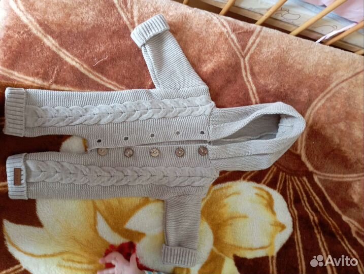 Вязанный комбинезон 56-62
