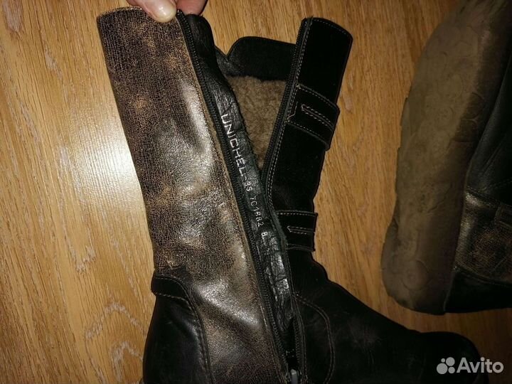 Сапоги зимние 35 раз. натуральный мех, кожа