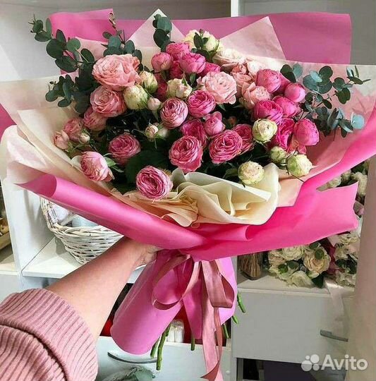 Букет из кустовых роз с доставкой