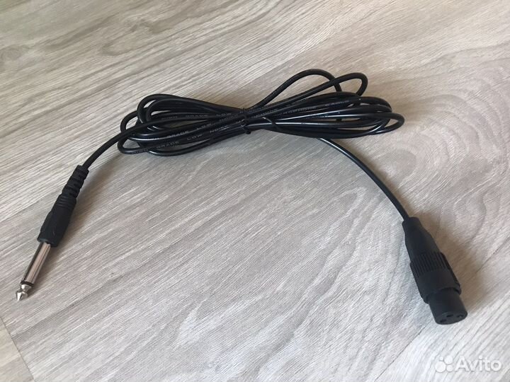 Кабель XLR jack 6.3