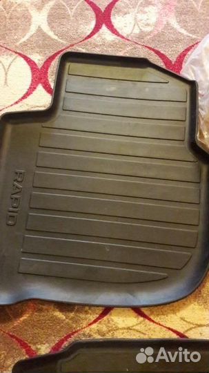 Оригинальные коврики skoda rapid