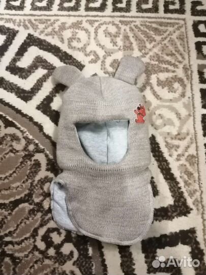 Шапка шлем для мальчика