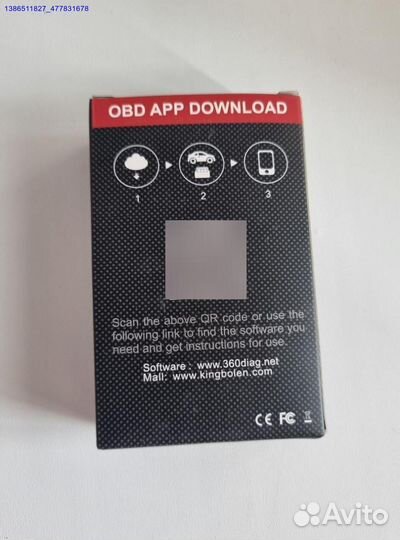 Диагностический сканер OBD 2 (Арт.56688)