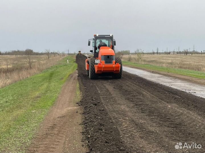 Услуги грунтового катка от 16-25 тонн