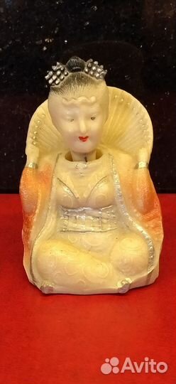 Кукла -китайский болванчик СССР. колкий пластик. С